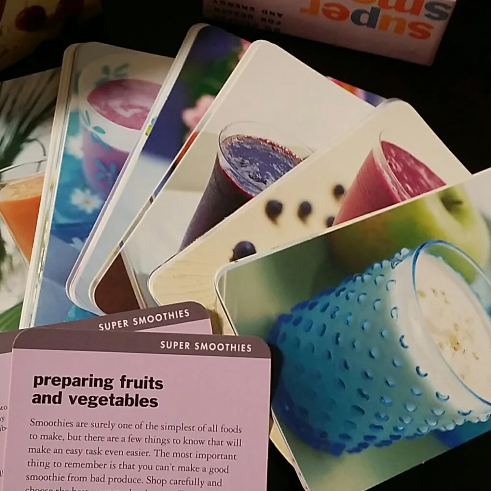 Super Smoothies Recipe Cards - 50 Recipes